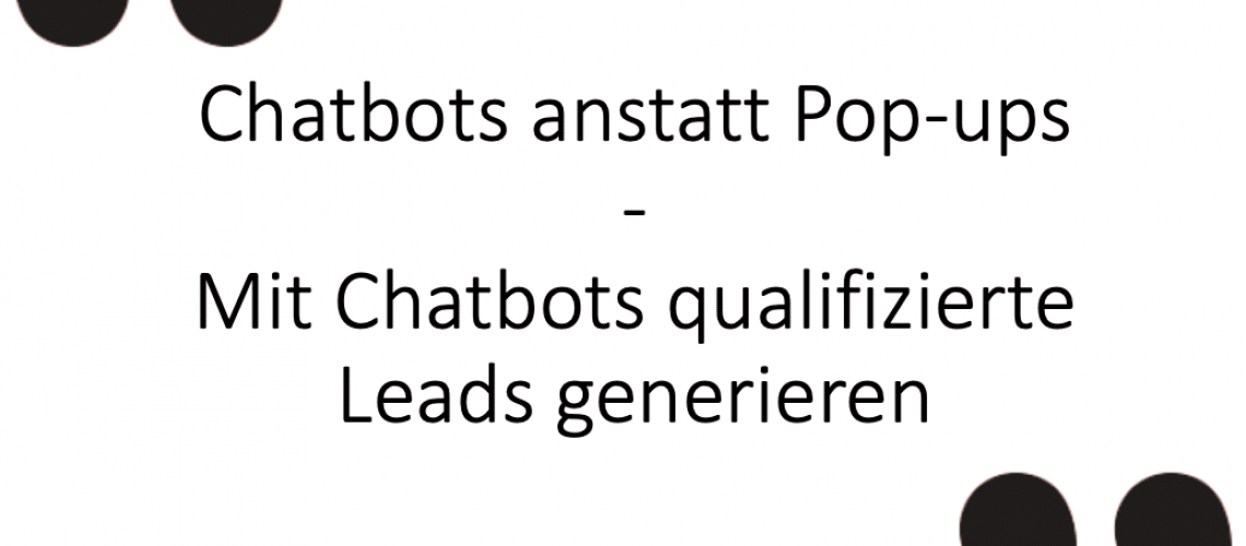 mit chatbots leads generieren