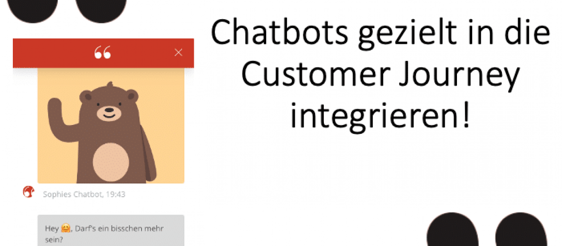 Chatbots entlang der Touchpoints